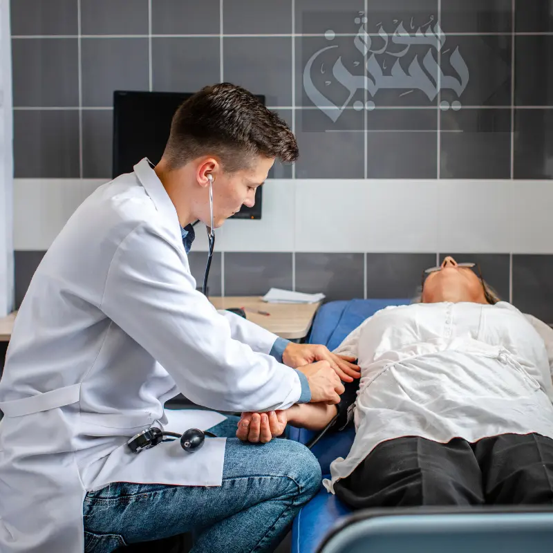 Darood e Taj(درود تاج) 2 A Docter doing check up of a patient in a hospital
